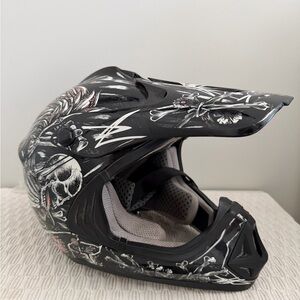 Vega Small youth Black Dirt bike Helmet